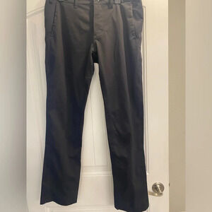 Mens black addidas golf pants climaproof size 34x 31